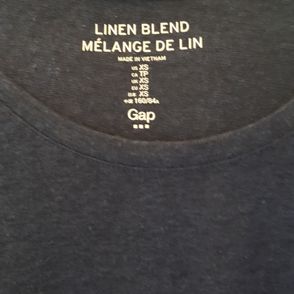 GAP Dark Blue Blouse Sleeveless - Picture 3 of 5